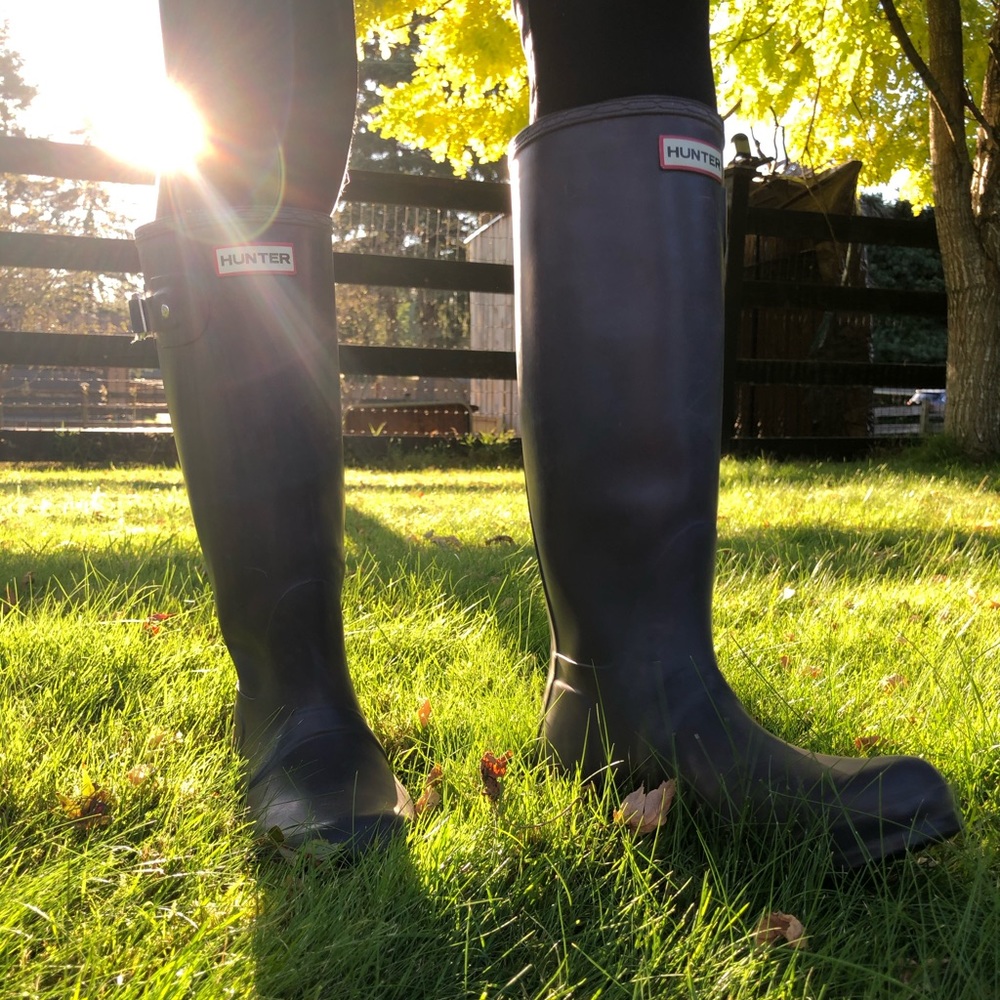Hunter rain boots